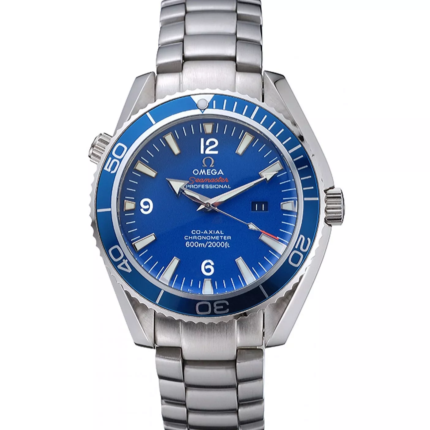 Omega Seamaster Planet Ocean Blue Dial Stainless Steel Bracelet 622537 0116