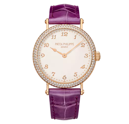 AAA Replica Patek Philippe Calatrava Rose Diamond Watch 7200 200R-001 0114